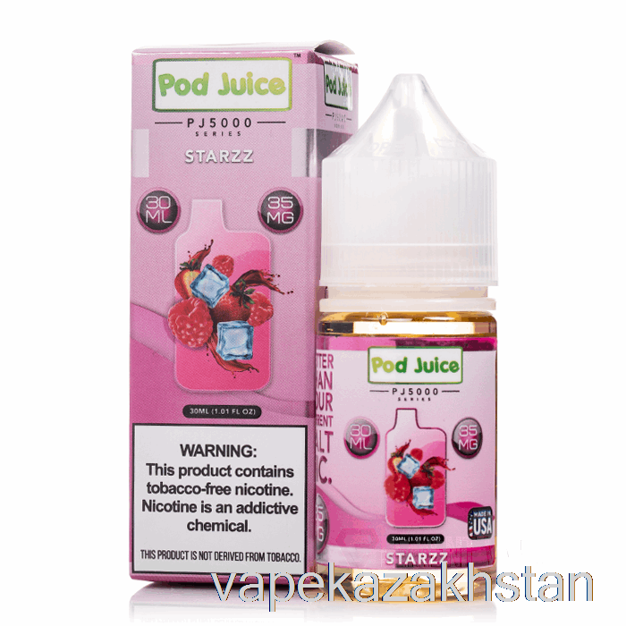 Vape Disposable Starzz - Pod Juice PJ5000 - 30mL 35mg